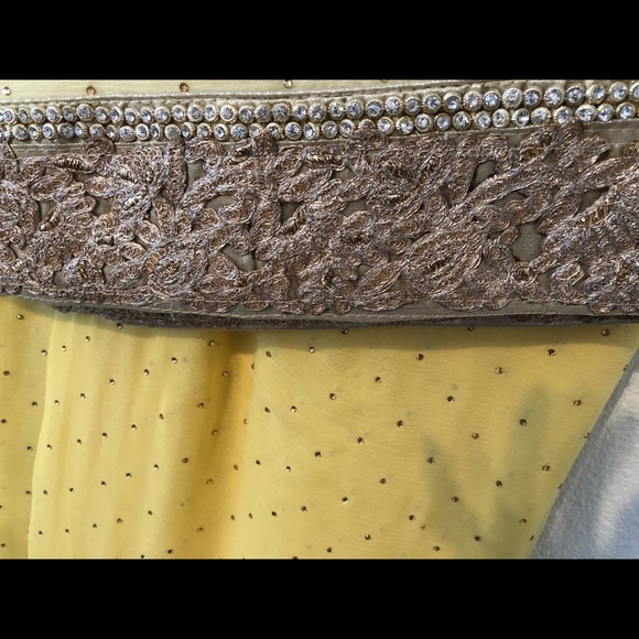 Chiffon saree/sari NWOT - Picture 1 of 3